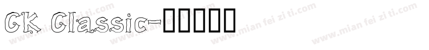 CK Classic字体转换